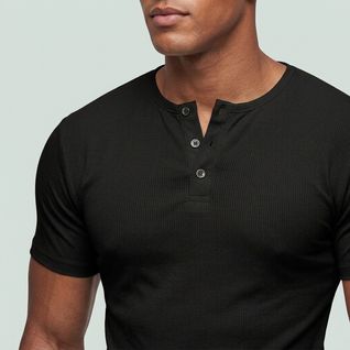 Sculpted Fit Henley