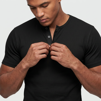 Sculpted Fit Henley