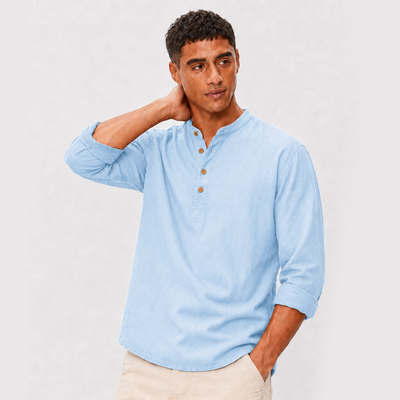 Amalfi Linen Henley