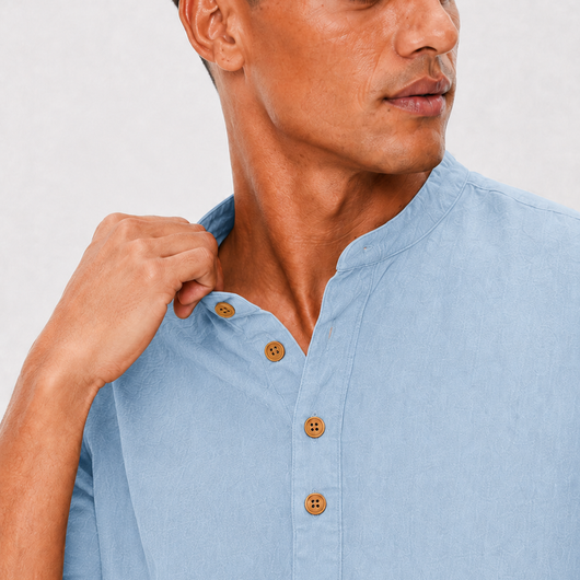 Amalfi Linen Henley