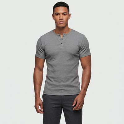 Sculpted Fit Henley
