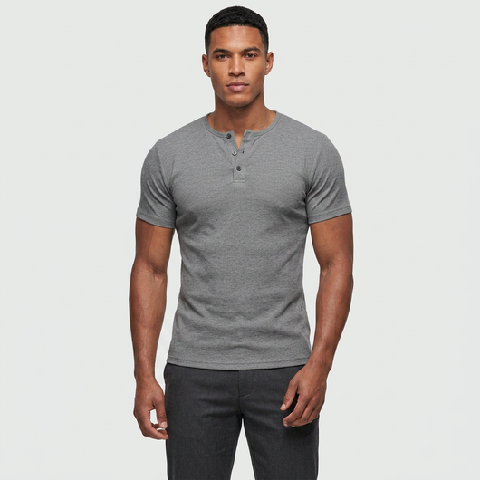 Sculpted Fit Henley