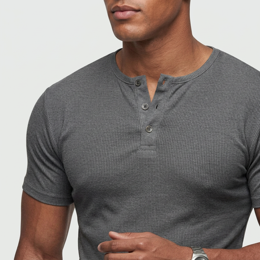 Sculpted Fit Henley