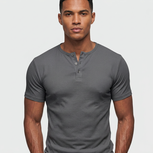 Sculpted Fit Henley
