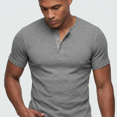 Sculpted Fit Henley