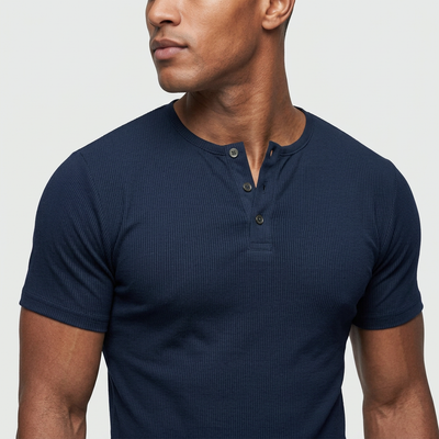 Sculpted Fit Henley