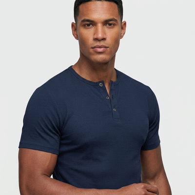 Sculpted Fit Henley