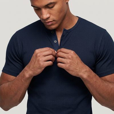 Sculpted Fit Henley