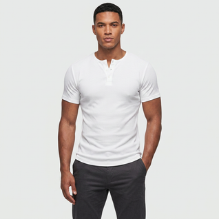 Sculpted Fit Henley