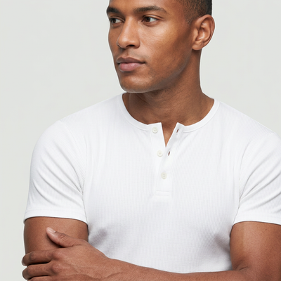 Sculpted Fit Henley