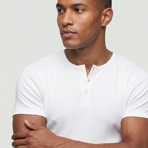 Sculpted Fit Henley