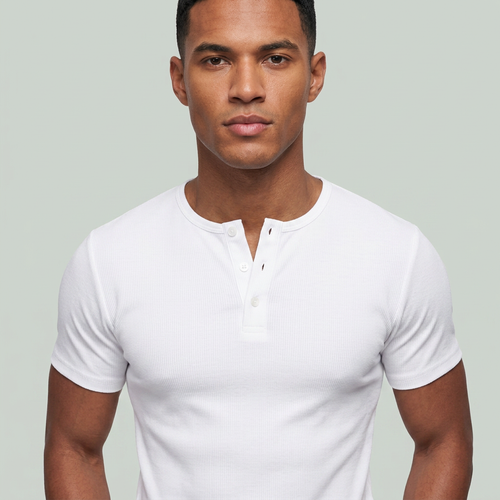 Sculpted Fit Henley