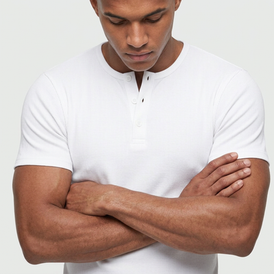 Sculpted Fit Henley