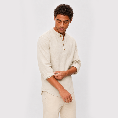Amalfi Linen Henley
