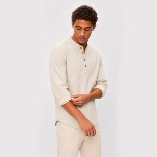 Amalfi Linen Henley