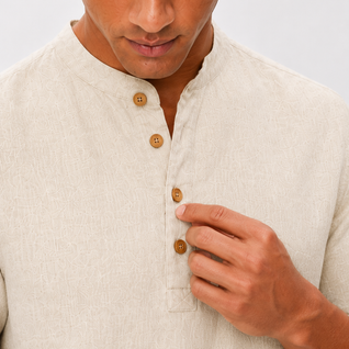 Amalfi Linen Henley